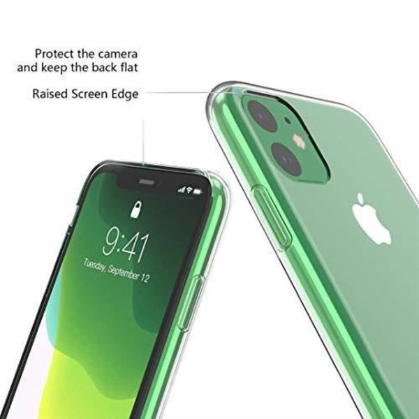 Skyddsskal och Film - LJSM - Oppo A9 2020 - Flexibel TPU - Härdat Glas - Transparent transparent