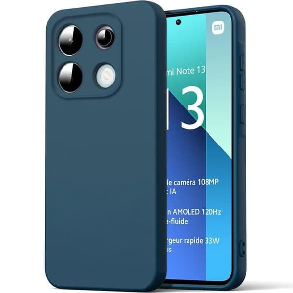 Skyddshölje för Xiaomi Redmi Note 13 4G - Ultra Slim - Stötsäker - Rep resistant marinblå