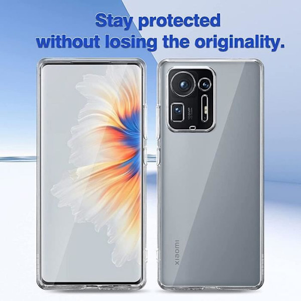 Skyddsfodral för Xiaomi Mi Mix4 - E.F.CONNECTION - Mjuk - Transparent - Anti-Shock Silikon Transparent