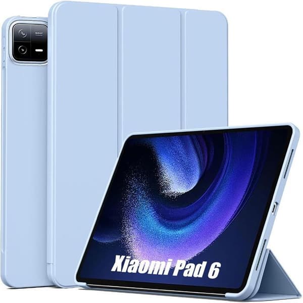 Fodral för Xiaomi Pad 6 / 6 Pro - Rep-skydd med Stöd för Väcka-Sova - Blå Blå