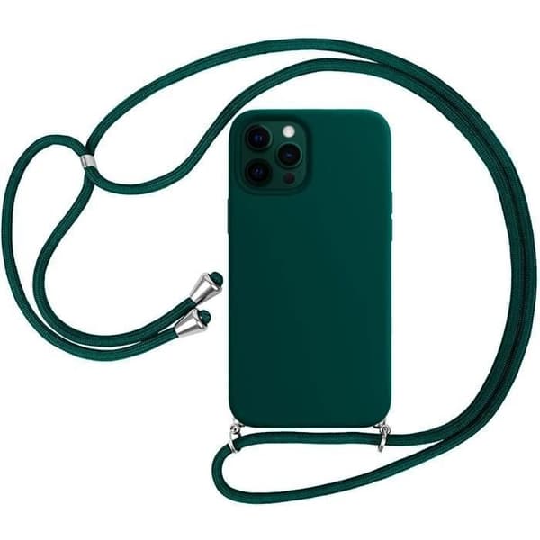 Skyddsskal - E.F.CONNECTION - för iPhone 12 Pro - Flexibelt - Rep- och skrapskydd - Nattgrön Midnattsgrönt