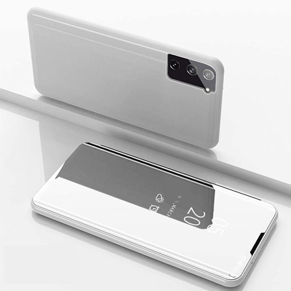 Coque + 2 Glas Med Tempereret Glas til Xiaomi Redmi Note 14 5G (ikke til 4G) Stødabsorberende Beskyttelse Spejl Effekt - Sølv Silver