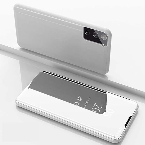 Skyddande skal - E.F.CONNECTION - För Xiaomi Redmi Note 14 5G - Silver - Stötsäker - Spegeleffekt Silver