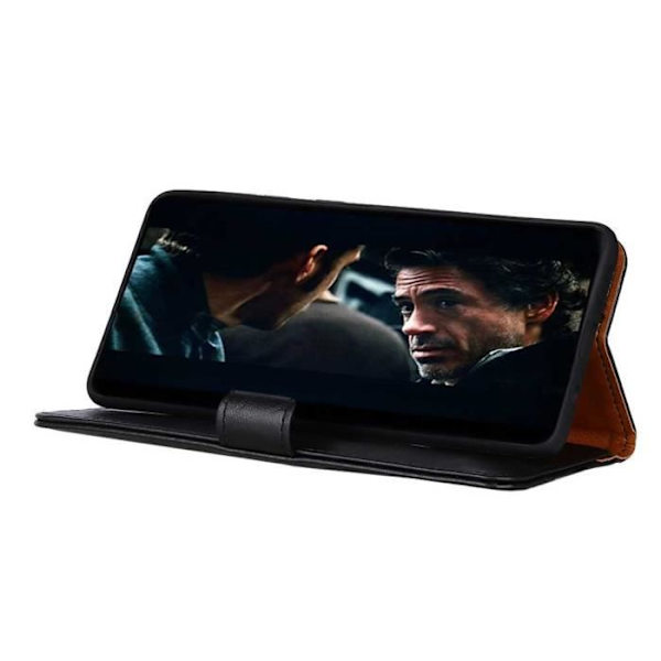 Redmi Note 9 Fodral, XWZYQ® Svart KHAZNEH Läderfodral Flip Wallet Läderfodral för Xiaomi Redmi Note 9