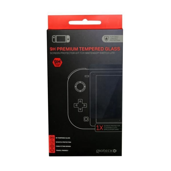 Switch Lite 9H härdat glas - Gioteck - Skydd för Nintendo Switch Lite - Reptålig transparent