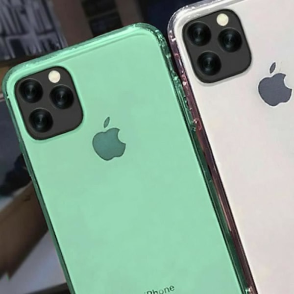 Klart silikonfodral för iPhone 13 Grön E.F.Anslutning