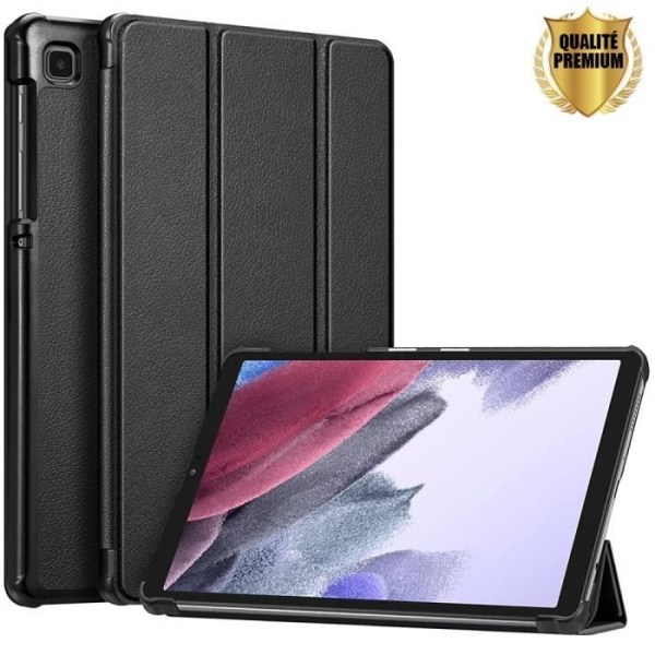 Coque Tablet - E.F.CONNECTION - til TAB A7 Lite - TPU Ultra-Tynd - Stødabsorberende Beskyttelse - Sort Svart