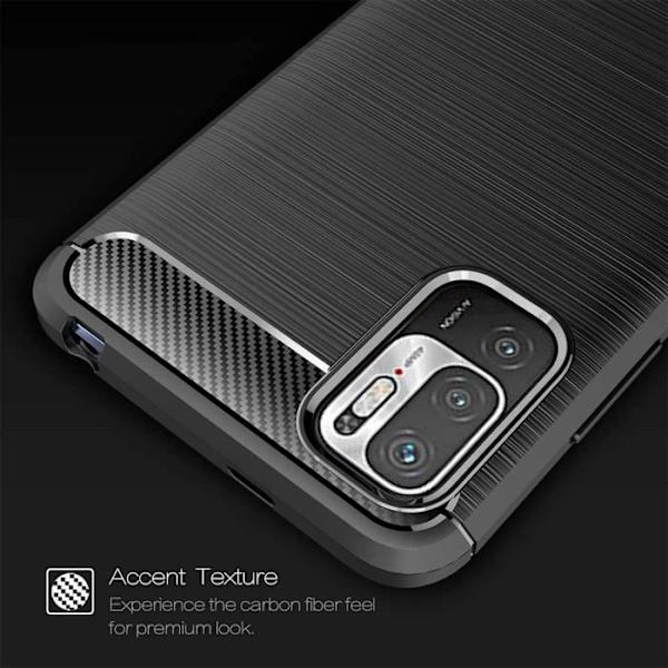 Fodral för Redmi Note 10 Pro 5G (6,67 tum) Svart Anti-Rap Stötsäkert Tjock Flexibel
