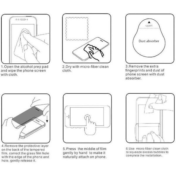 Skærmbeskyttelse - Xiaomi - Redmi Note 9 - Tempereret glas - 2 stykker - Ridseresistent