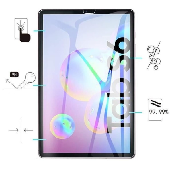 [3pack] Skyddsfilm 2,5D härdat glas 0,33 mm för Samsung Galaxy Tab S6 10,5 2019 SM T860 T865 med Stylus Toproducts®