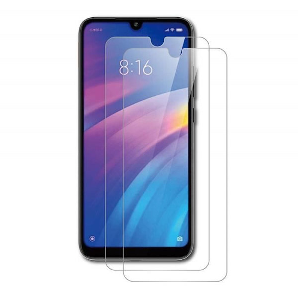 [2-pack] För Xiaomi Redmi Note 8T 6,3" härdat glas pekskärmsskydd Filmglas [Ultra Tunt] Stötsäkert brott