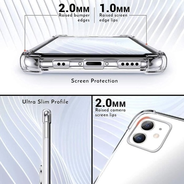 Silikonetui til Xiaomi Redmi A1/A2 Transparent med støttering Transparent
