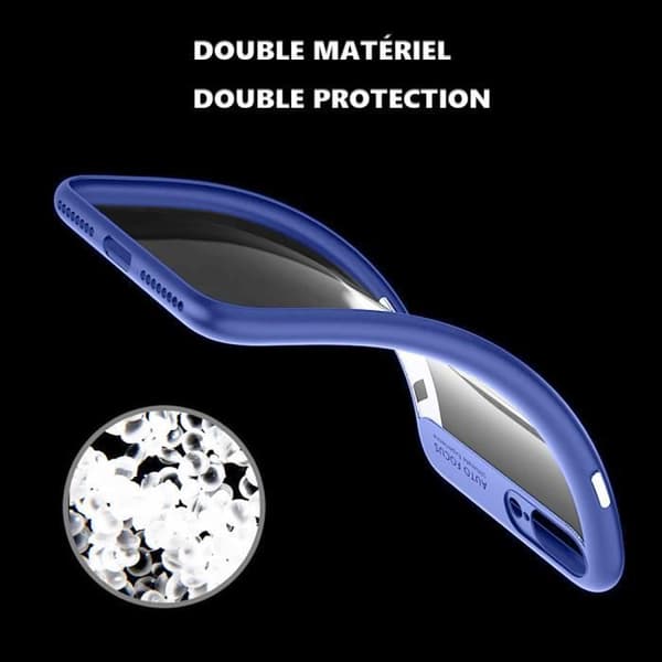 Coque - E.F.CONNECTION - iPhone 6/6S - TPU - Stötsäker Skydd - Mjuk Mörkblå