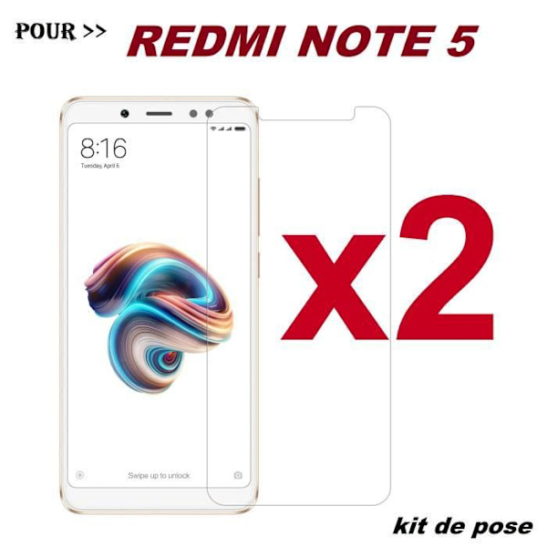 Skärmskydd i härdat glas för redmi note 5