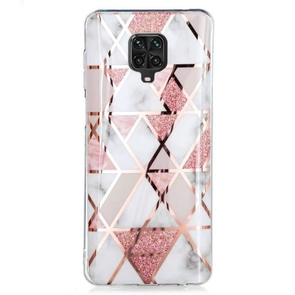 Etui til Redmi Note 9S (6,67") slankt og elegant design, stød- og ridsefast TPU Glat og skinnende finish Pink Rosa