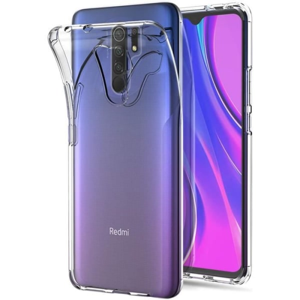 Xiaomi Redmi 9 Transparent Fodral, [Ultra Thin] Bumper Soft TPU Gel Silikonskyddsfodral, flexibelt fodral för Xiaomi