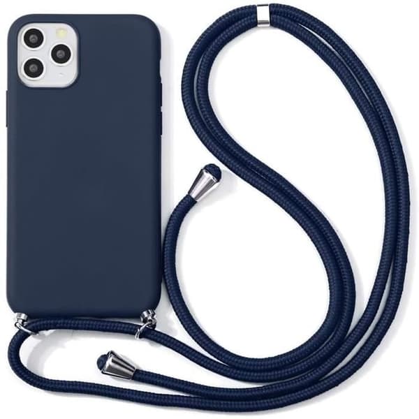 Skyddsskal - E.F.CONNECTION - för iPhone 11 Pro - Flexible - Mörkblå - Repåterstandande marinblå