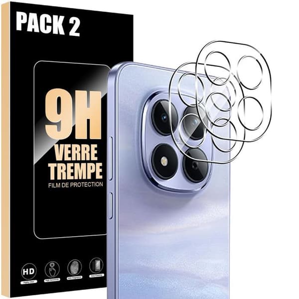 2 Stuk Krosskydd för Xiaomi Redmi Note 15 Pro Plus 5G - 9H Repellerande Skydd Transparent