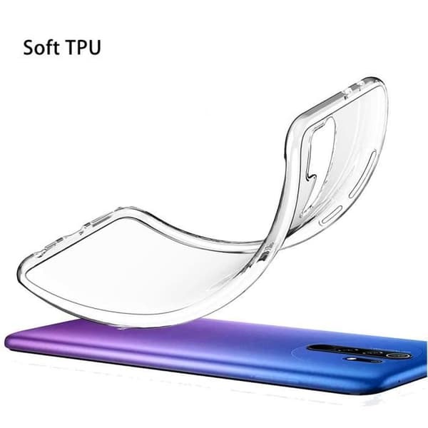 Coque - VCOMP - Xiaomi Redmi 9 - UltraSlim - Perfekt passform - Inkluderar mini stylus TRANSPARENT