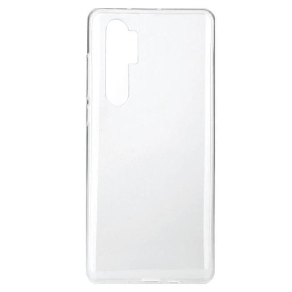 Bagcover - Xiaomi - Mi Note 10 Lite - Blødt plast - Transparent - Fri adgang til tilslutninger Transparent