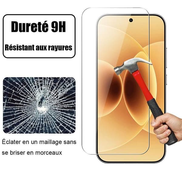 2 Härdat Glas för Xiaomi 17, Repbeständig 9H Transparent Transparent