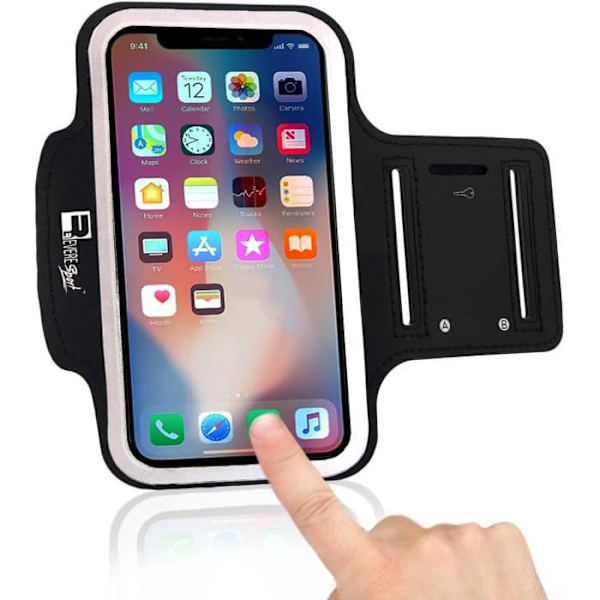 armbånd kompatibel med iphone 11 pro. No-bounce sportstelefonarmbånd til løb, fitness og træning[5] -