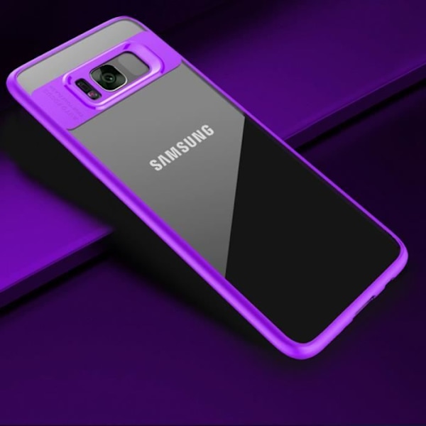 Skal - E.F.CONNECTION - Samsung Galaxy S8 Plus - Silikon - Matt Lila - Stöttålig