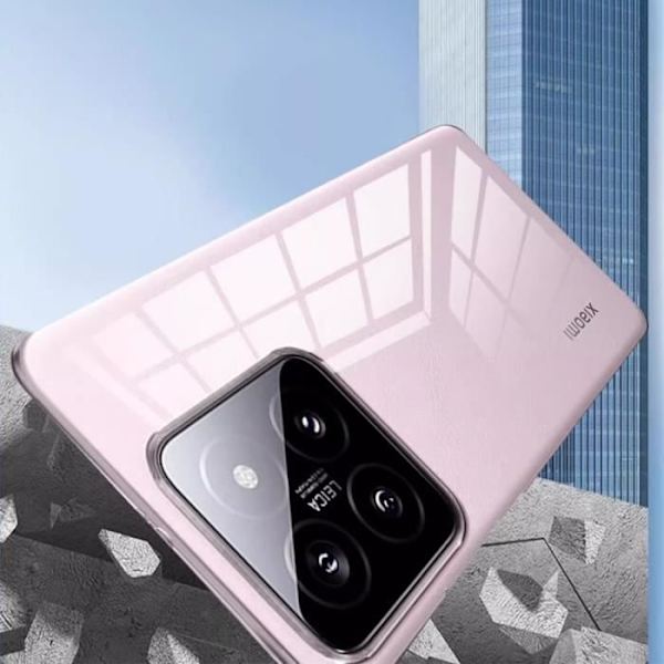 Coque - Xiaomi - 14 - Silikone - Høj Modstand - Stødabsorberende - Kradsesikker Transparent