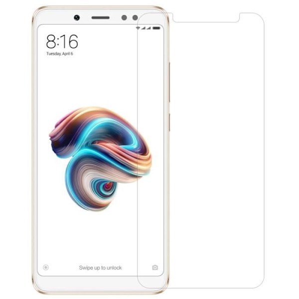 Skyddsglas - Xiaomi - Redmi Note 5 Pro - Härdat glas - Hårdhet 9H - 0.33mm