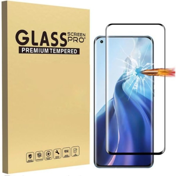 [1 stycke] Härdat glas för Xiaomi Mi 11 Skärmskydd 3D Heltäckande skärmskyddsfilm