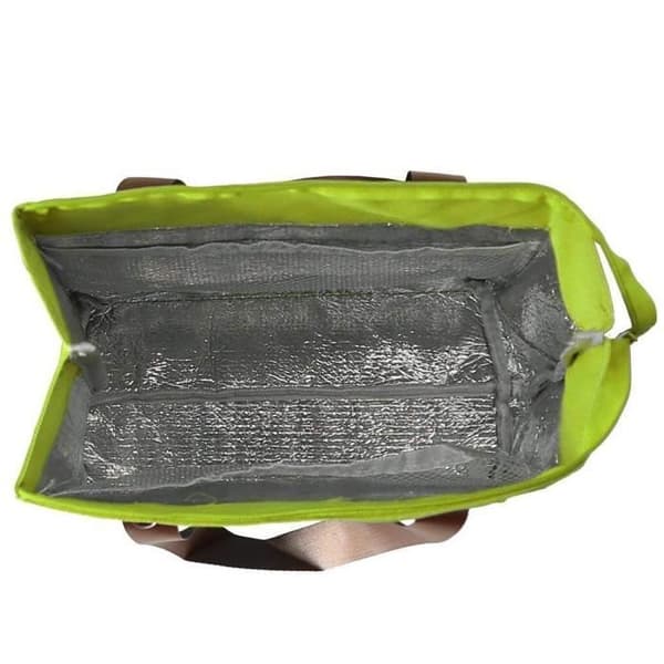 Kylväska - E.F.CONNECTION - Lunch Picknick - 36x27x13,5 cm - Mögelresistent Grön