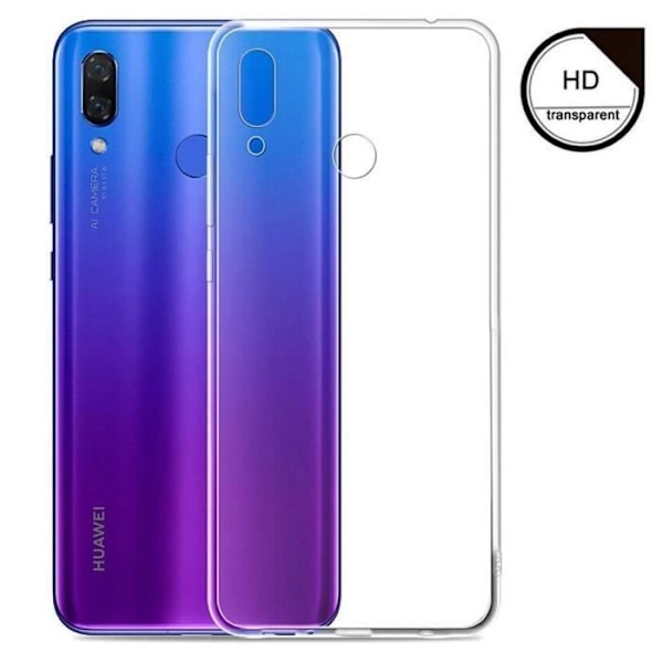 Skyddsskal - för Huawei P Smart Plus 2019 - Silikon TPU - Stöttålig - Transparent Transparent