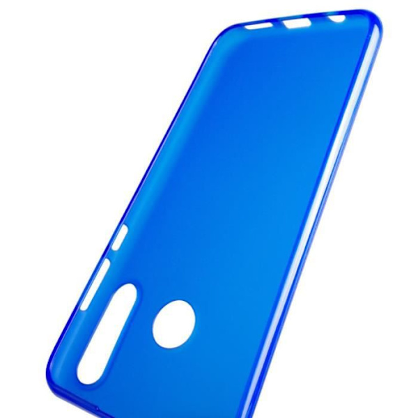 Fodral till din Huawei P30 Lite-Nova 4e i dubbelsidig matt anti-reps TPU utan fingeravtryck blå Blå