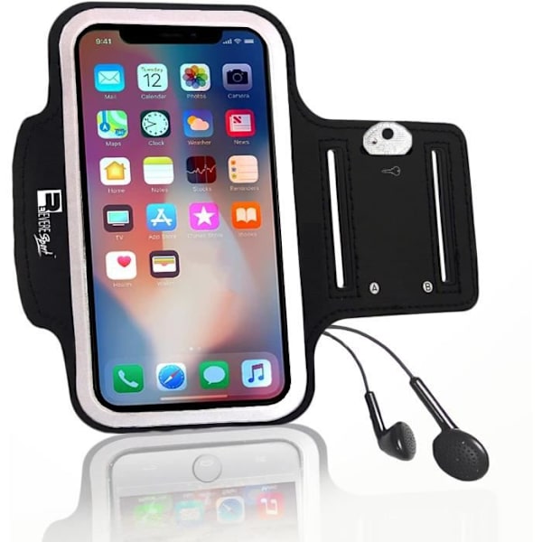 armbånd kompatibel iphone 11. sportsarmbånd til telefon uden hoppe til løb, fitness og træning[13] -