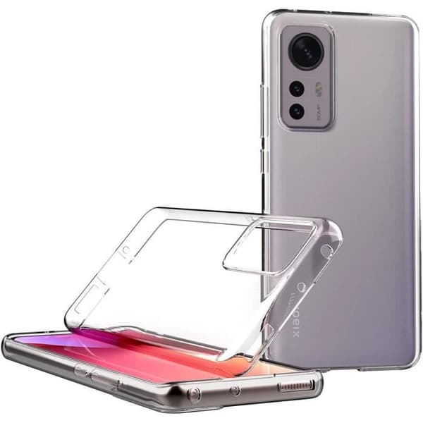 Coque - E.F.CONNECTION - för Xiaomi 12 - Transparent - Mjuk - Repbeständig - Stötsäker Transparent