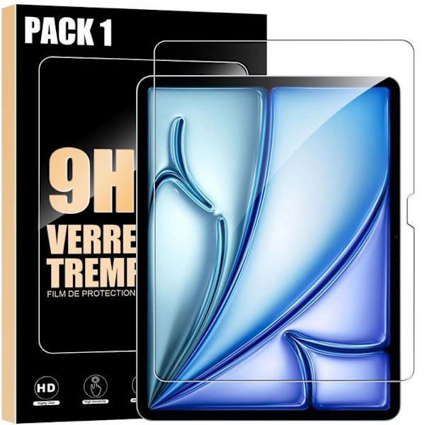 Hærdet Glas til iPad Air 11 Tommer M2/M3 2024 2025 Ridsefast Stødabsorberende