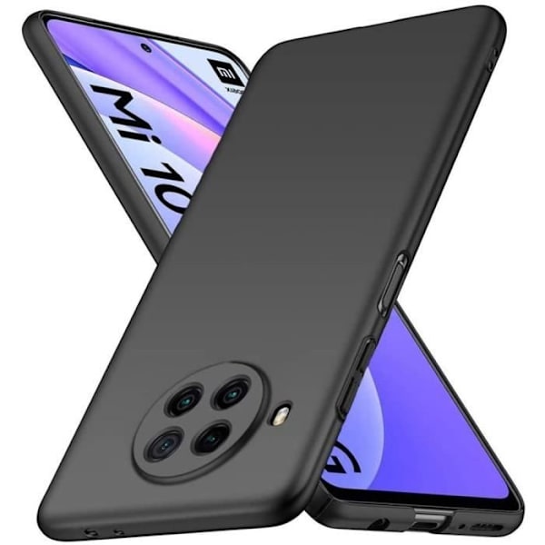 Skyddsfodral till Xiaomi Mi 10T Lite - E.F.CONNECTION - Mjuk - Matt - Färg Svart Svart