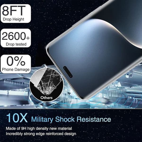 2 St 3D Härdat Glas för Honor Magic 7 Pro, Stötsäker Repfria med Svart Kant Transparent