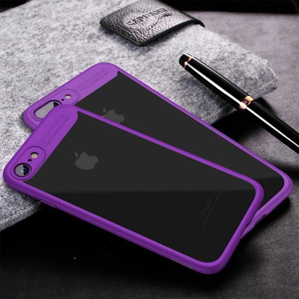 Coque för iPhone 6 Plus-6s Plus, Stötabsorberande skydd (Lila)
