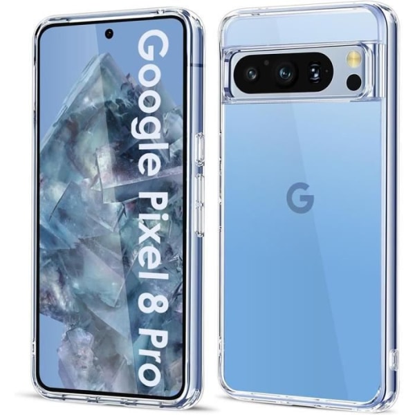 Coque - Google - Pixel 8 Pro - Transparent Silikone - Ultra Slim - Antiskrid Transparent