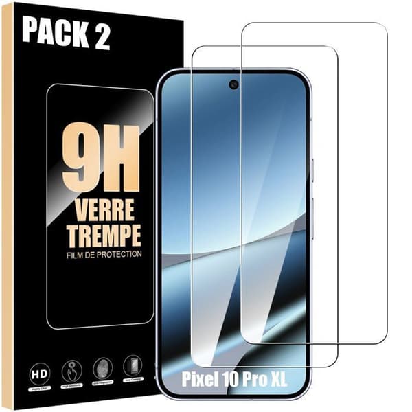 2 Härdat Glas - E.F.Connection - för Google Pixel 10 Pro XL - Transparent Stötskydd Transparent