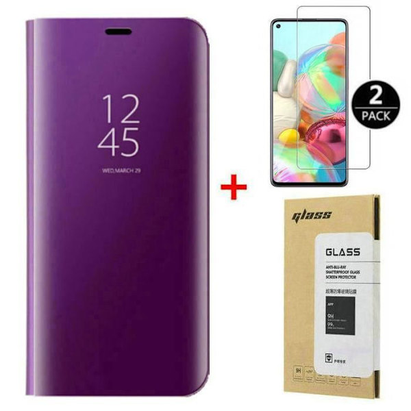Skyddsfodral - Xiaomi - Redmi Note 9 - Lila - Stöder trådlös laddning - Magnetisk stängning Lila