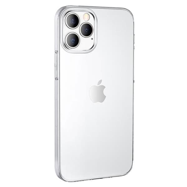 Skydd för iPhone 12 Pro Max - E.F.CONNECTION - Transparent - Repotålig - Stötsäker - Härdat glas Transparent