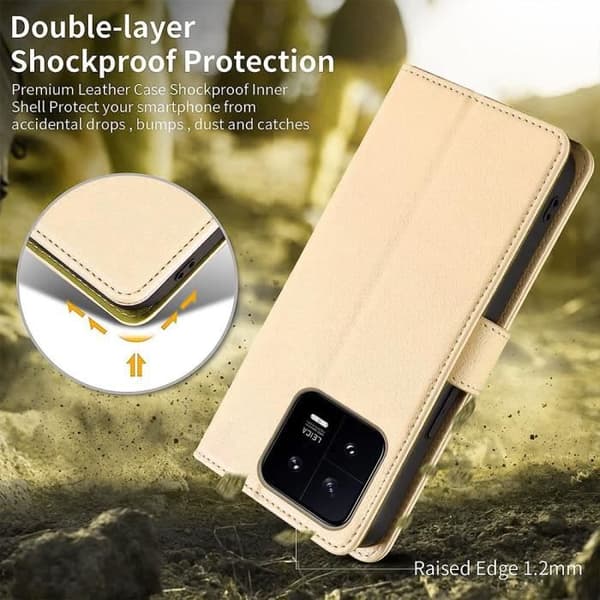 Skyddsskal - E.F.CONNECTION - Xiaomi 13 Pro - Repeller - Stötsäker - Guld gyllene