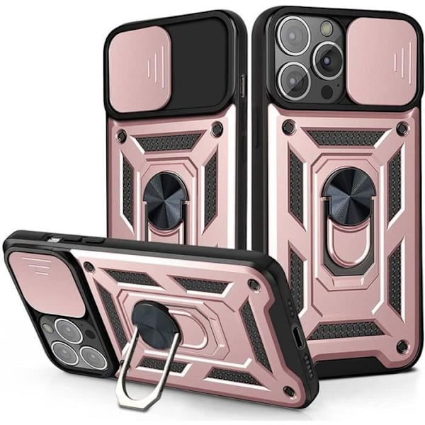 Mobilskal - Rosa - för iPhone 13 Pro Max - Flexibelt - Kameraskydd Rosa