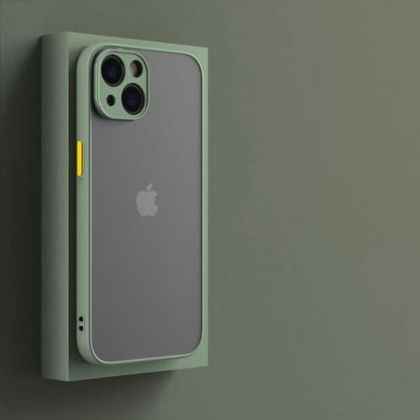 Mobilskal - E.F.CONNECTION - för iPhone 13 - Semi-styv - Kaki - Stötsäker Kaki