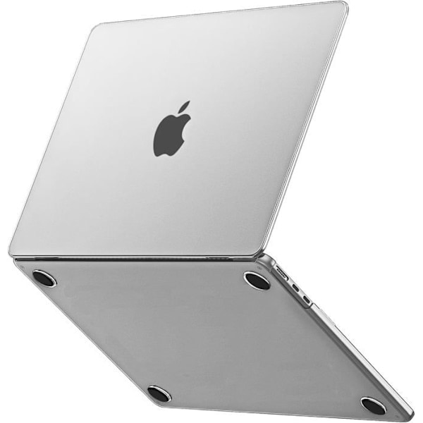 Coque kompatibel med MacBook Air 13,6 tum M4 M3 M2 2025-2022 utgåva A3240 A3113 A2681, skyddsfodral hård hölje [A3] Färg: Matt Transparent