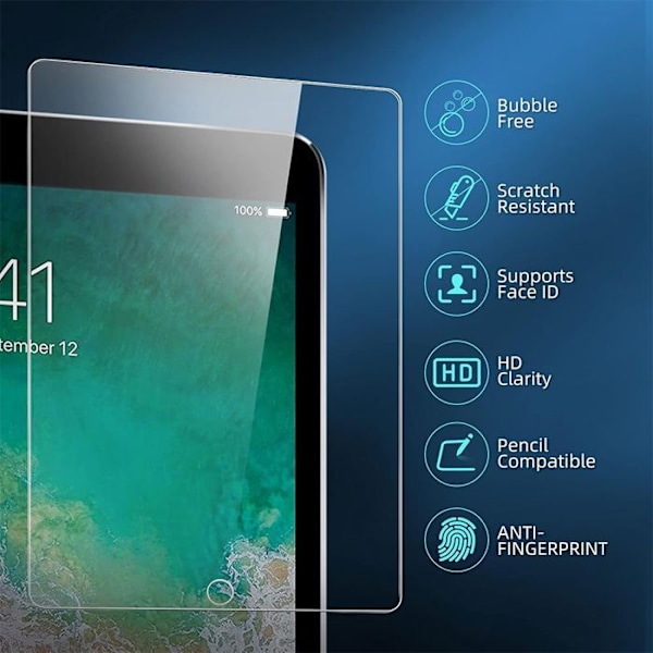 Härdat glas för iPad Air 3 10,5 tum / iPad Pro 10,5 tum - Transparent skärmskydd