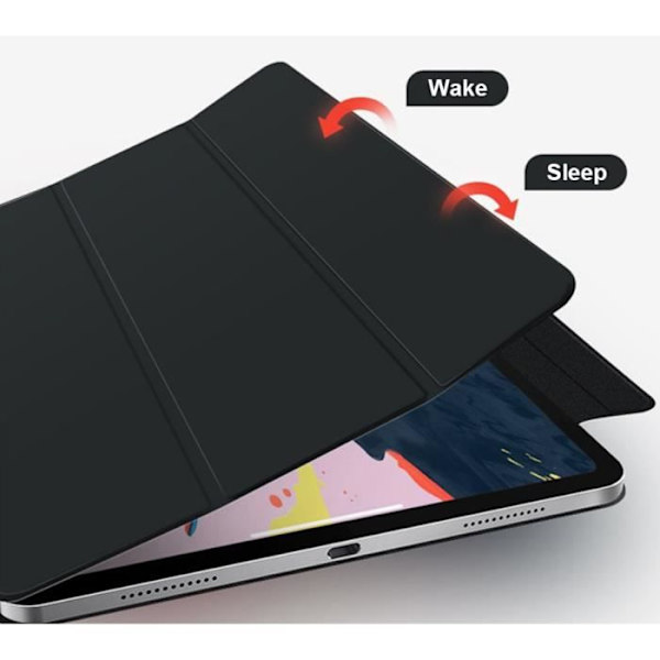 iPad Pro 11 2020-etui med Stylus-holder Auto Sleep/Wake-funktion, Cover-etui til iPad Pro 11" 2020 - Nej Svart
