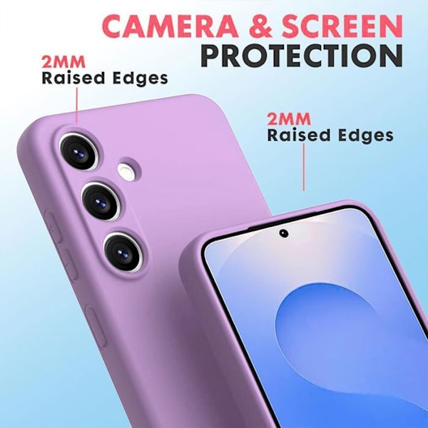 Coque för Xiaomi Redmi Note 14 4G (inte för 5G) Skydd Silikon Mjuk Lätt Anti-repor Stötbeständig Matt Effekt Lila Lila
